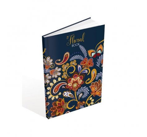 Záznamní kniha A6 100 l LINKA mf Floral