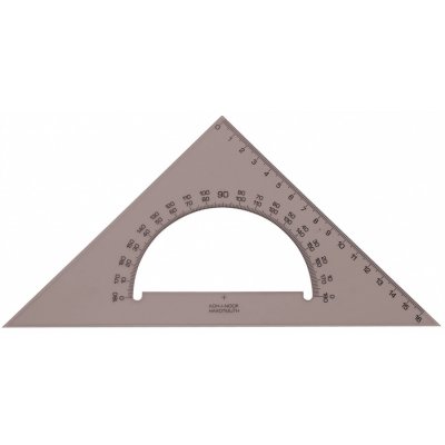 Trojúhelník s úhloměrem