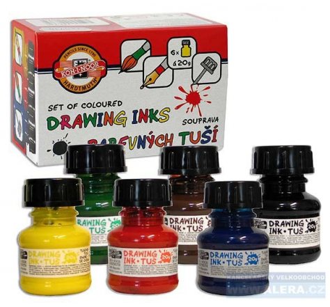 Souprava tuší 6 barev