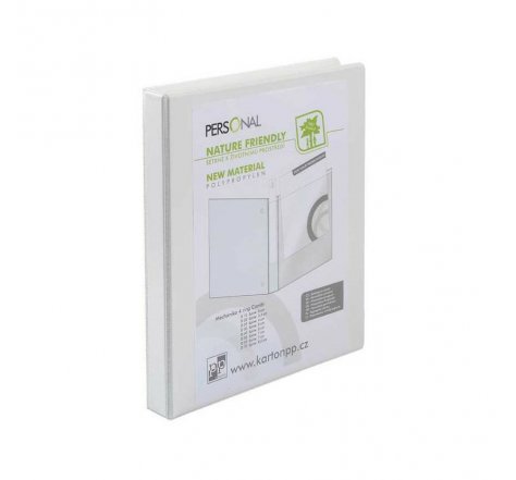 Katalogový vazač D40 4krouž. bílý