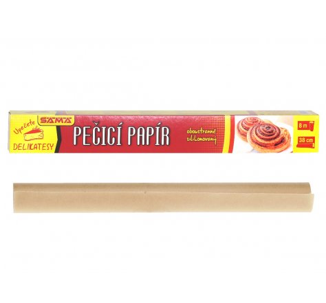 Pečící papír hnědý 8m SAMA