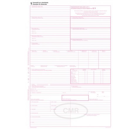 CMR 5 kopií  OP 1197