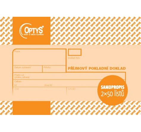 Příjmový pok.dok. 2x50 OP1091 SP