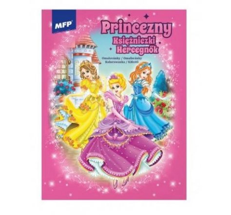 Omalovánky A4 Princezny 16  mf