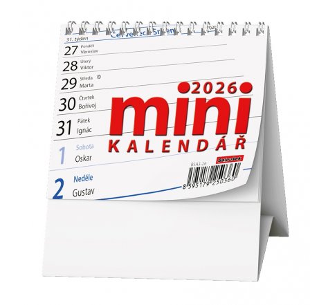 Kalendář stolní  MINI B