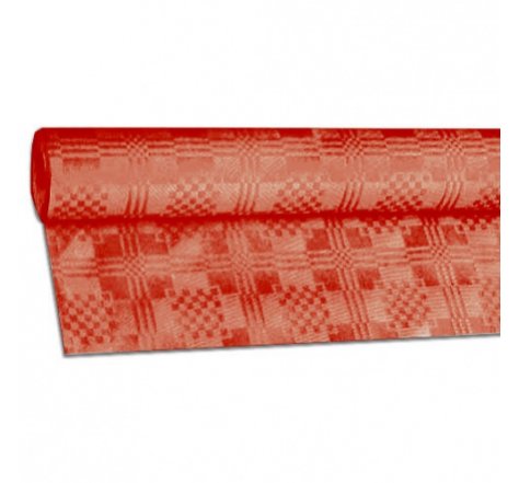 Ubrus papírový na roli 8x1,2m červený