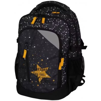 Batoh školní midi Star žlutá hvězda 