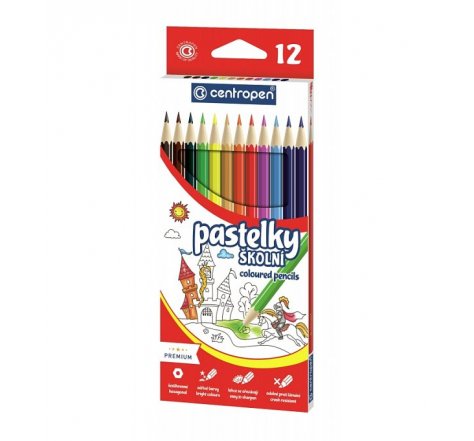Pastelky 12 ks CENTROPEN