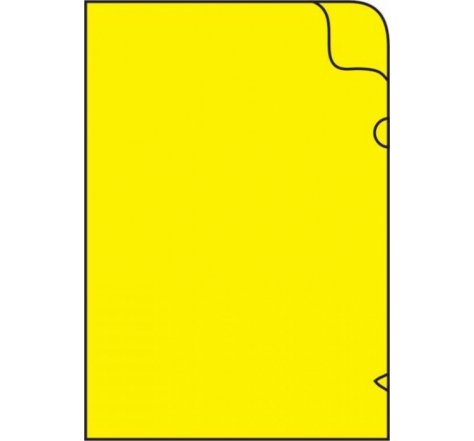 Obal zakládací A4 L žlutý PP 110 mi