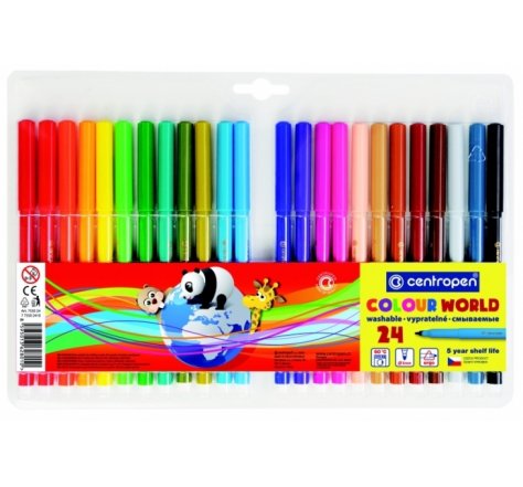 Fixy 24 barev centropen 7550