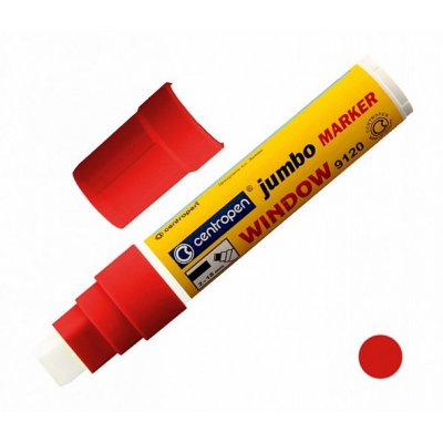 Popisovač 9120 křídový červený