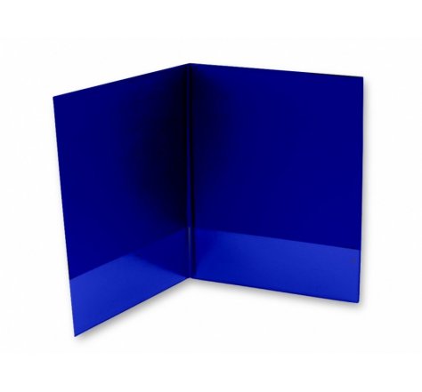 Desky A4 PVC záložka vodorovná modré