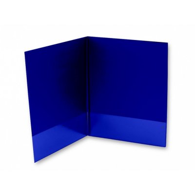 Desky A4 PVC záložka vodorovná modré