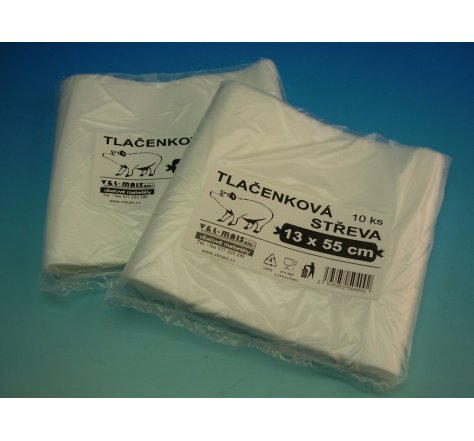 Tlačenková střeva 130x550 mm