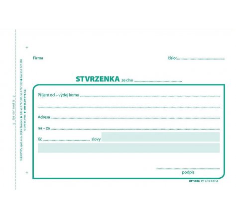 Stvrzenka SP OP 1080
