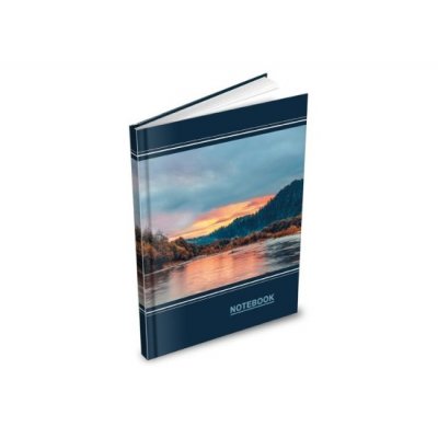 Záznamní kniha A5 čtvereček příroda