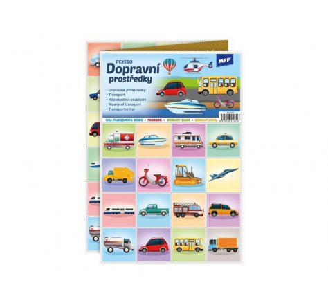 Pexeso Dopravní prostředky mf