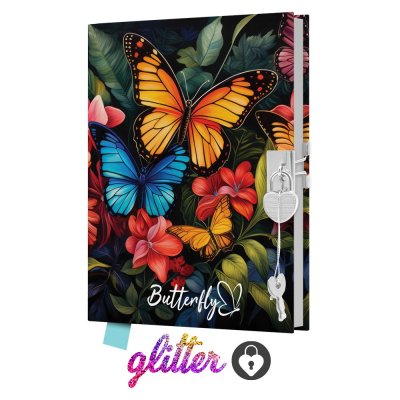 Památník se zámkem motýli