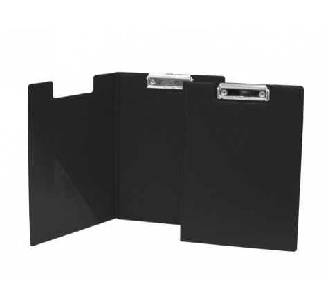 Dvojdeska A4 s klipem černá 