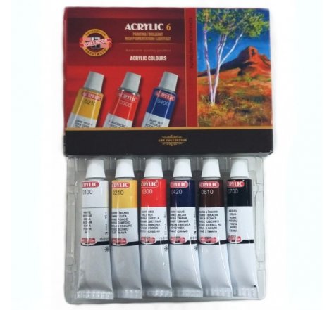 Souprava akrylových barev 6x16 ml