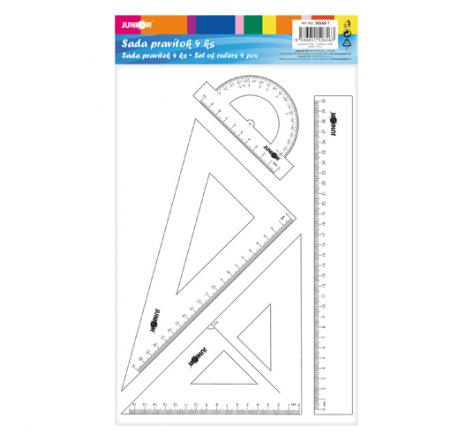 Sada pravítek 4 ks 