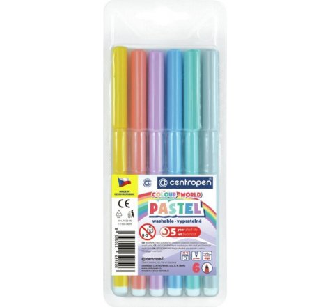Fixy 6 barev PASTEL 7550