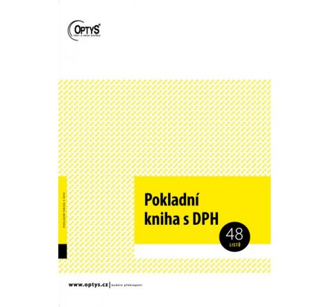 Pokladní kniha OP 1011