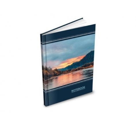 Záznamní kniha A5 čtvereček příroda