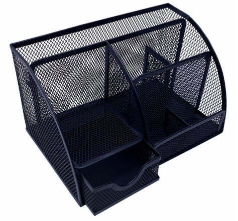 Stojánek kov kancelář černý pk 18-17