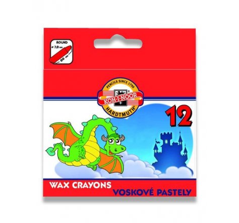 Voskovky 12 barev KOH