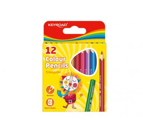 Pastelky 12 ks krátké KEYROAD