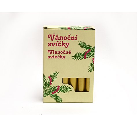 Vánoční svíčky stromkové 12ks METALICKÉ