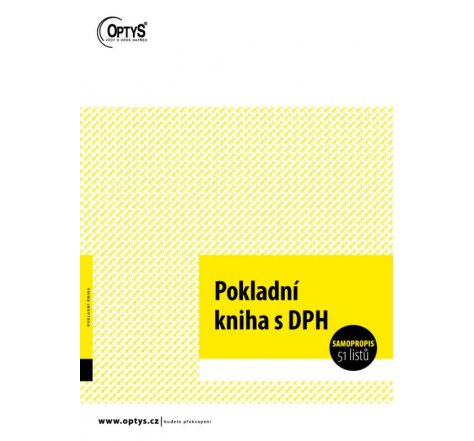 Pokladní kniha samopropisující OP 1014