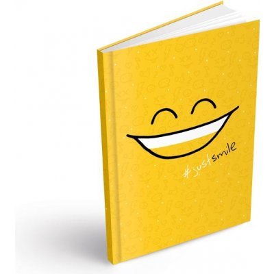 Záznamní kniha A4 čtvereček smile  mf