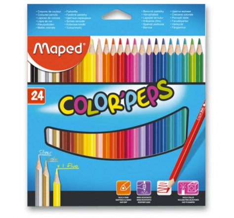 Pastelky 24 ks MAPED
