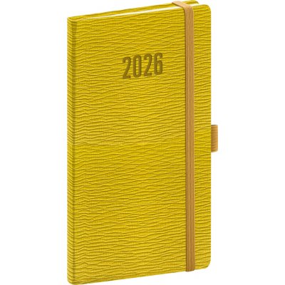 Diář kapesní PGD Kapri 6002 žl.zel