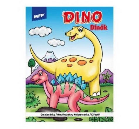 Omalovánky A4 Dino  mf
