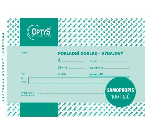 Výdajový pokl. dokl. jednoduchý.A6 1069