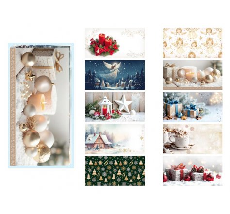 Obálka vánoční DL potisk