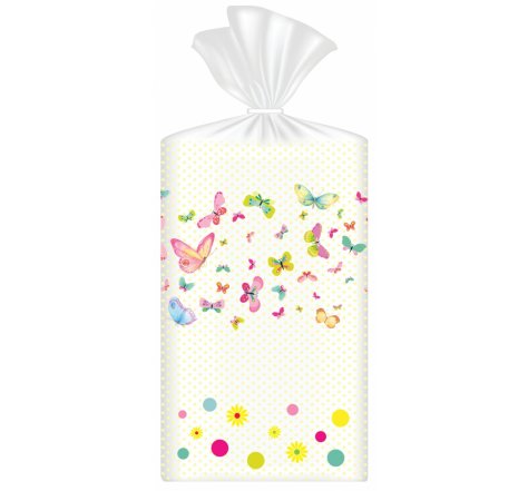 Sáček dárkový 15x24 motýli al