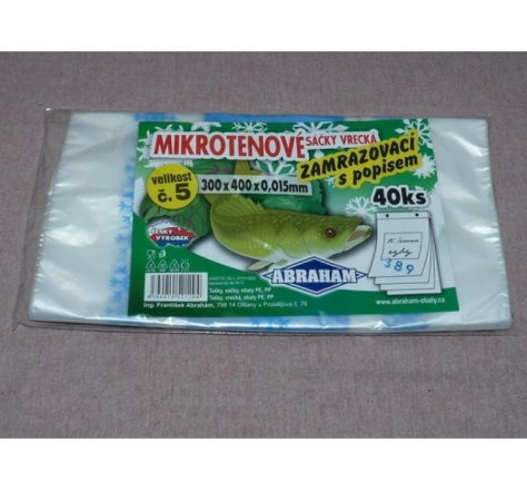 MI sáčky 30x40x0,015mm popis 40 ks