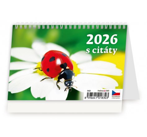 Kalendář stolní týdenní 