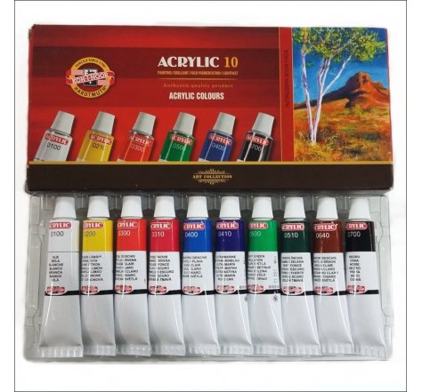 Souprava akrylových barev 10x16 ml