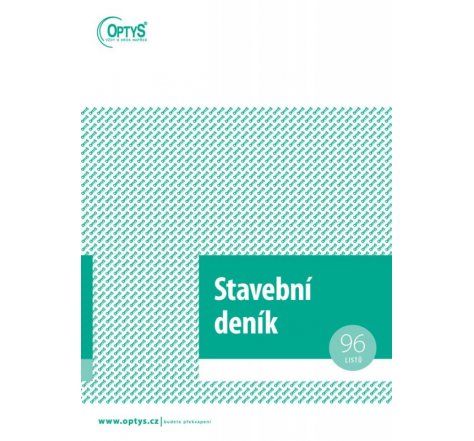 Stavební deník nepropis OP 1266