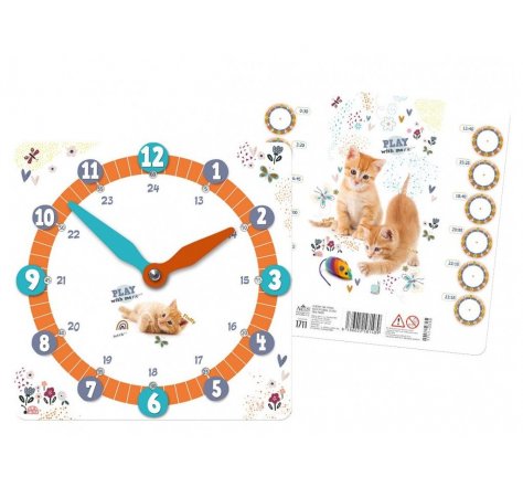 Hodiny školní kotě ar