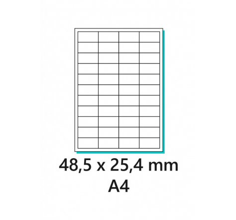 Etikety lep. 48,5x25,4 na A4/1ks