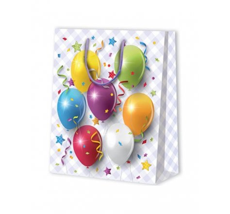 Taška dárková velká  balonky
