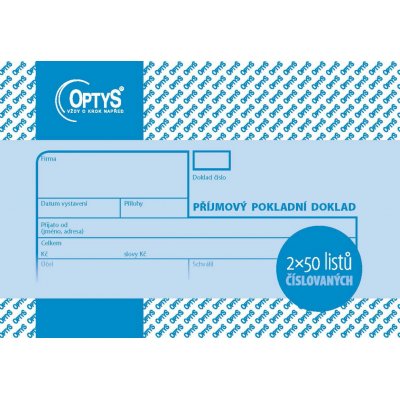 Pokladní dokl.příjmový OP 1039
