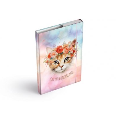 Box na sešity A4 kočka