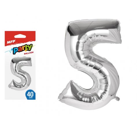Balonek číslo 5 40 cm